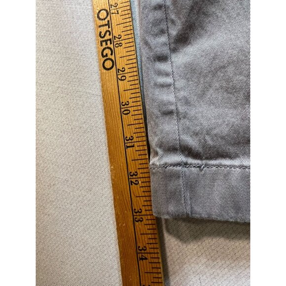 J.Crew Mens Trade Mark 770 Straight Chino Pants Flat Front Stretch Sz 34x34 Gray - Picture 9 of 11
